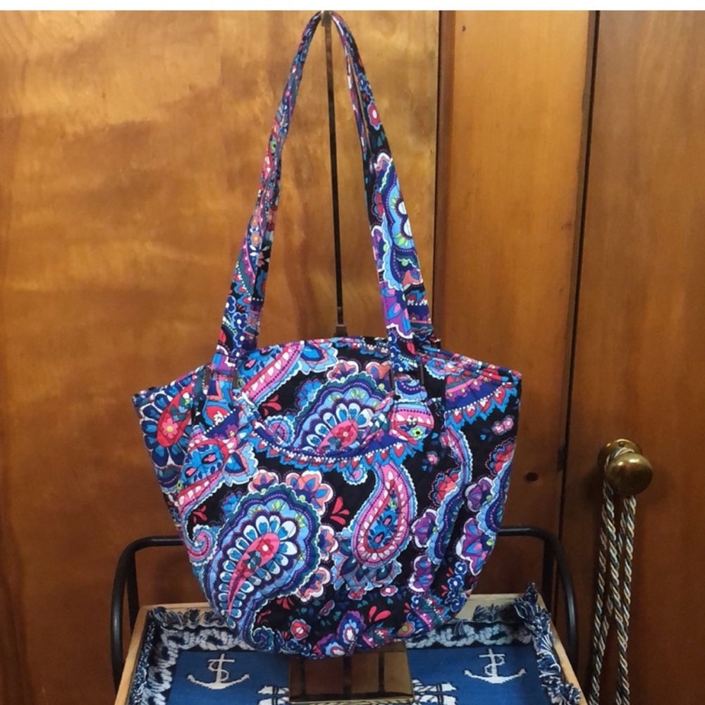 Vera Bradley Multicolor Paisley Tote Bag “Glenna”